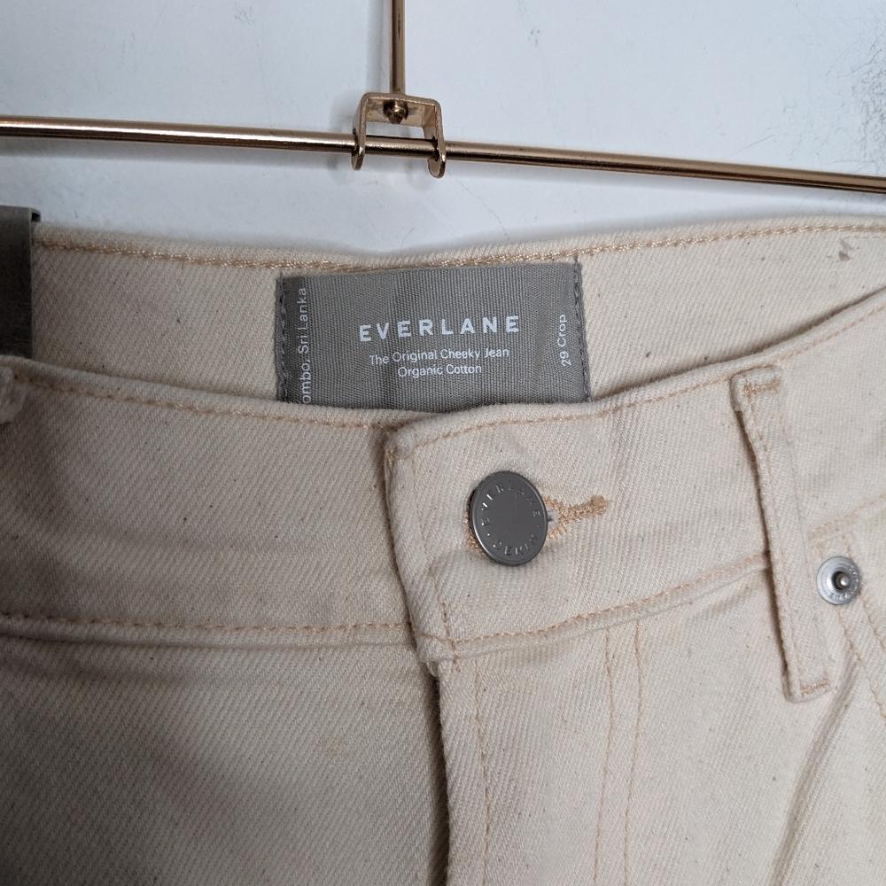 Women's Cream Jeans - Picture 4 of 8